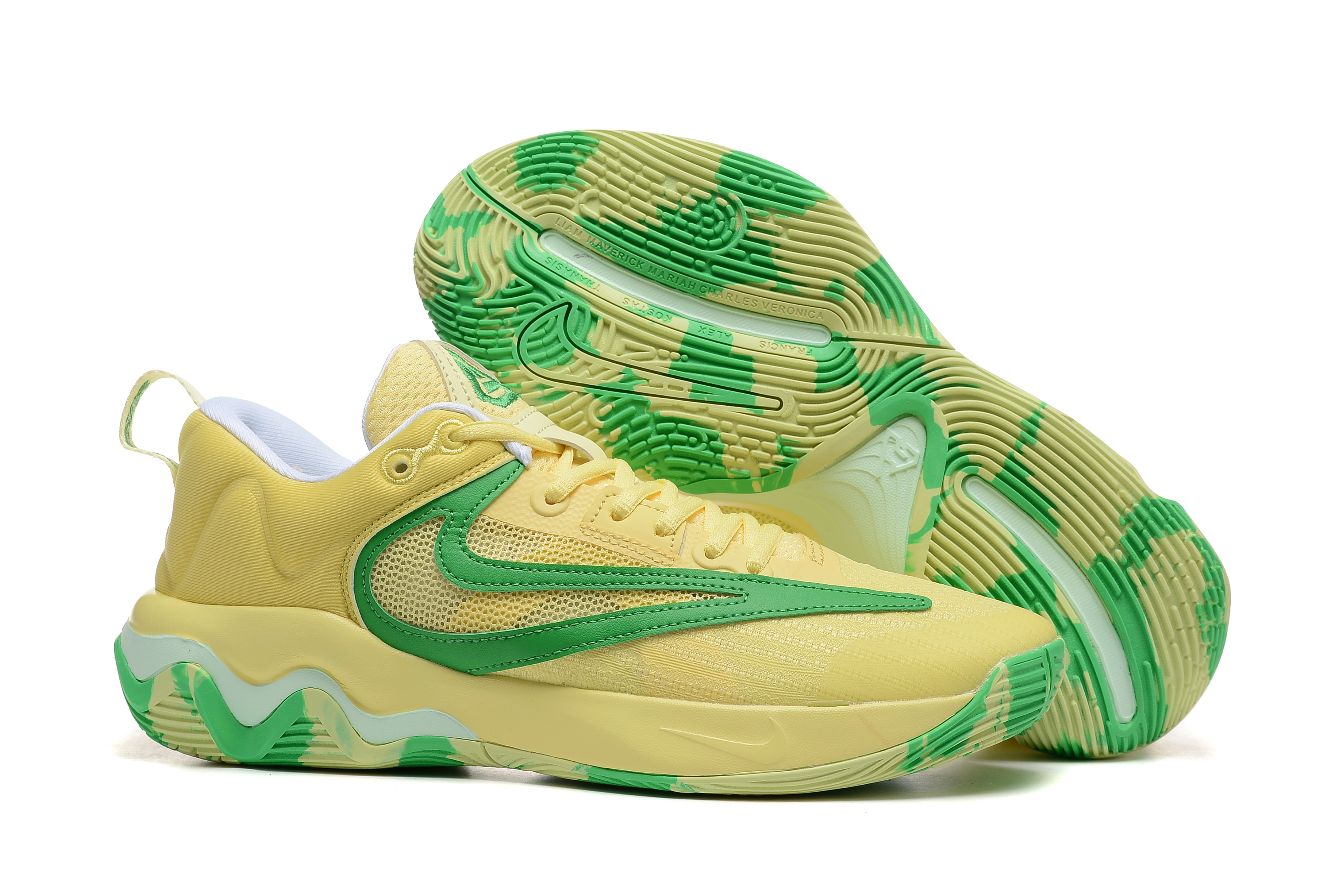 Nike Giannis Immortality 3 Soft Yellow Green Shock